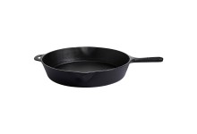 Gusspfanne 30 cm 5,5 cm Höhe 3 Liter 3,8 kg für Holzkohle Grill Gasgrill Induktion sowie Backofen