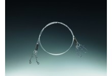 Balzer Hardmono-Vorfach No Knot 15 kg 50 cm 0,60 mm 2 Stück Raubfischvorfach Hechtvorfach mit Not a Knot Verbinder 