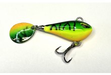 Shirasu Spin Buddy Evil Eye Fire Shark UV 3,5 cm 6 Gramm