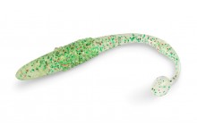 Iron Claw Eazy-Add Shad 12cm Tri Green Glitter Gummiköder Angelköder