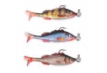 Real Shad Kit Forelle und Barschköder 3 Stück fertig montiert