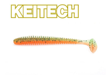 Keitech 3 Swing Impact Fire Tiger 10 Stück aus Japan mit Tintenfischaroma