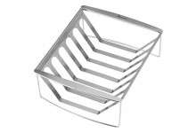 Sparebhalter und Bratenkorb Landmann 34 * 26 * 9 cm aus Edelstahl beidseitig Verwendbar