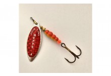 Mepps Spinner Aglia Longue Redbo Größe 5 Gewicht 29 Gramm 