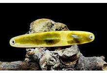 Perlmutt Spange Jade Germany ca. 8 cm  Perlmutt Blinker Handmade