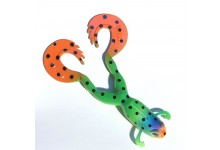 Shirasu Clone Frog Frosch Angelköder 12 cm 16 Gramm Farbe Spicy Rainbow UV