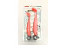 Shirasu Dorsch Gummi Set 12 + 15cm Kunstköder Meeresset orange