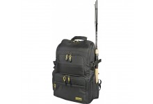 Spro Angelrucksack mit 4 Boxen Angelrucksack mit Angelruten Halterung 37x28x41cm