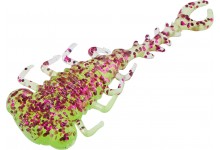 Balzer Shirasu Street Micro Beast mit Squid flavour 3,8 cm Farbe Purple Chartreuse 6 Stück