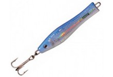 Aquantic 3 D Holo Pilker 125 Gramm blau silber Pilker für Dorsch, Köhler, Seelachs und andere Räuber