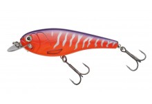 Abu Hi Lo Wobbler 9 cm schwimmend Farbe Red Tiger Kunstköder mit verstellbarer Tauchschaufel mit der die Tiefe eingestellt wird