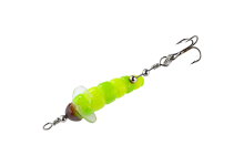 Balzer Killer Made Spinning Maggot Forellenköder gelb grün