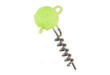 Balzer Shirasu UV-aktive screw in Jigheads gelb 10 Gramm für das Hecht Angeln