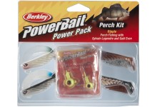 Berkley Power Bait Power Pack Barsch 4 Angelköder und 2 Jigköpfe