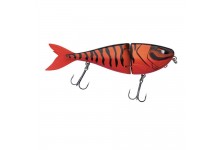 Berkley Zilla Jointed Glider Frabe Red Tiger 13,5 cm 42 Gramm ideal als Jerkbait