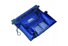 Dega Relingtasche 38 * 38 cm für Pilker, Angelköder  mit breitem Klettband für sicheren Halt