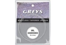Hardy Greys Greylon Fliegenvorfach GKTL04- 0,20 mm 3X Spitze