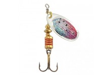 Jenzi Phantom-F Classic Nature Spinner Farbe RGB Forelle 4 Gramm für Raubfischangeln 