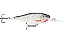Rapala Shad Rap Elite 55 5,5 cm 7 Gramm 2,4 bis 2,7 Meter Tauchtiefe Farbe Gilded Live Roach Angelköder Forellenköder Barschköder