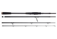 Savage Gear SG4 Fast Game Travel Rod 8FT/2.43Meter MF Spinning Rute Transportlänge 66 cm Wurfgewicht 30-80 g Ruten-Gewicht 193 g 4-teilig.
