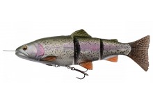 Savage Gear 4D Line Thru Trout 25 cm 180 Gramm langsam sinkend Angelkoeder Schleppköder Hechtköder 4 D Photochorme Hautdruck