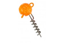Balzer UV-aktive screw in Jigheads orange 10 Gramm 5 Stück