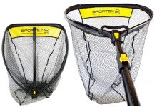 Sportex Kescher Monster Unterfangkescher für große Raubfische 95 * 86 cm 1 Meter tief extra große Maschenweite 