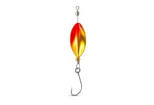 Iron Trout Swirly Leaf Lure Spoon 3 Gramm 6,5 cm Köder RG Rot Gold