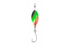 Iron Trout Swirly Leaf Lure Spoon 3 Gramm 6,5 cm Köder FT Schwarz Grün Pink