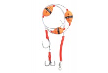 UNI CAT Weightless Bait GT-41 Rig Angelsystem für Wels 1,15 mm inklusive 3 Unterwasserposen und 2 Angelhaken